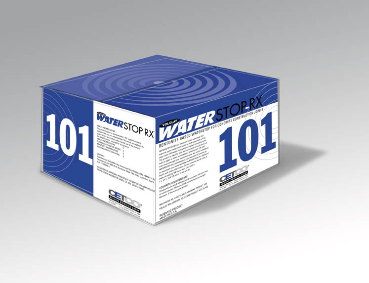 CETCO WATERSTOP-RX 101 packaging
